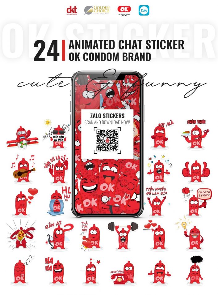 Sticker Zalo Bao cao su OK