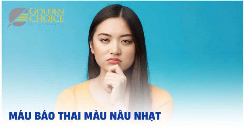 Máu báo thai là gì? Ra màu nâu nhạt có làm sao không?